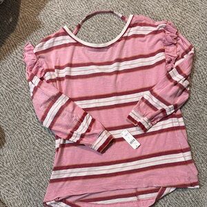 Anthropologie Pilcro Ling Sleeve T Shirt M